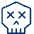 Skull 1 Icon from Cyber Line - Free Set