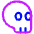 Skull 2 Icon from Plump Neon - Free Set