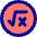 Square Root X Circle Icon from Core Pop - Free Set