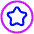 Star Circle Icon from Plump Neon - Free Set