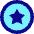 Star Circle Icon from Sharp Pop - Free Set