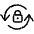 Synchronize Arrows Lock Icon from Ultimate Light - Free Set