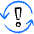 Synchronize Arrows Warning Icon from Freehand Duotone - Free Set