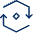 Synchronize Hexagon 2 Icon from Cyber Line - Free Set