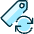 Tags Refresh Icon from Ultimate Duotone - Free Set