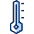 Temperature High Icon from Cyber Duotone - Free Set