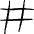 Text Formating Hash Icon from Freehand - Free Set
