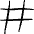 Text Formating Hash Icon from Freehand Duotone - Free Set