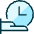 Time Clock Hand 1 Icon from Ultimate Duotone - Free Set
