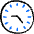 Time Clock Nine Twenty Five 1 Icon from Freehand Duotone - Free Set