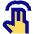 Two Finger Tap Icon from Sharp Pop - Free Set