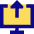 Upload Computer Icon from Sharp Pop - Free Set