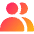 User Multiple Group Icon from Core Gradient - Free Set