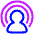 User Podcast Icon from Plump Neon - Free Set