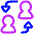 User Switch Account Icon from Plump Neon - Free Set