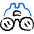 View Binocular Icon from Freehand Duotone - Free Set