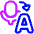 Voice Typing Word Convert Icon from Plump Neon - Free Set