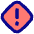 Warning Diamond Icon from Flex Pop - Free Set