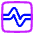 Wave Signal Square Icon from Plump Neon - Free Set