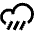 Weather Rain 1 Icon from Nova Line - Free Set