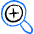 Zoom In Magnifier 1 Icon from Freehand Duotone - Free Set