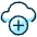 Cloud Add Icon from Ultimate Duotone - Free Set