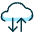 Cloud Data Transfer Icon from Ultimate Duotone - Free Set