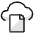 Cloud File Icon from Ultimate Colors - Free Set