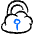 Cloud Lock 1 Icon from Freehand Duotone - Free Set