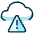 Cloud Warning Icon from Ultimate Duotone - Free Set