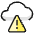 Cloud Warning Icon from Ultimate Colors - Free Set