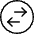 Data Transfer Circle Icon from Ultimate Light - Free Set