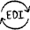 Data Transfer Edi Reload Icon from Freehand Line - Free Set