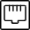 Ethernet Port Icon from Ultimate Light - Free Set