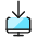 Monitor Download Icon from Ultimate Colors - Free Set