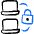 Network Connection Locked Icon from Freehand Duotone - Free Set