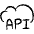 Server Api Cloud Icon from Freehand - Free Set