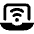 Wifi Laptop Icon from Ultimate Bold - Free Set