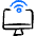 Wifi Monitor 1 Icon from Freehand Duotone - Free Set