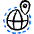 Worldwide Web Location Pin Icon from Freehand Duotone - Free Set