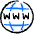 Worldwide Web Network Www Icon from Freehand Duotone - Free Set