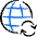 Worldwide Web Sync Icon from Freehand Duotone - Free Set