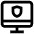 Shield Monitor Icon from Atlas Line Set