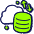 Cloud Data Transfer Icon from Stickies Duo - Free Set
