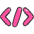 Programming Icon from Stickies Colors - Free Set