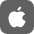 Apple Logo Icon from iOS 14 Set