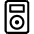 Portable Player Icon from Streamline Regular 3.0 Set