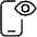 Iris Scan Smartphone Icon from Ultimate Light Set
