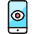 Iris Scan Smartphone Icon from Ultimate Colors Set | Free Download as SVG Vector and Transparent PNG | Streamline icons