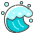 Water Wave Emoji from Kawaii Emoji Set